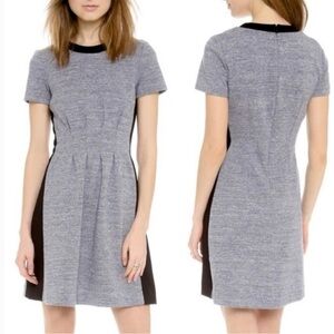 Madewell Gray & Black Short Sleeve Knit Dress Size 6 – J.Crew A0996 Style